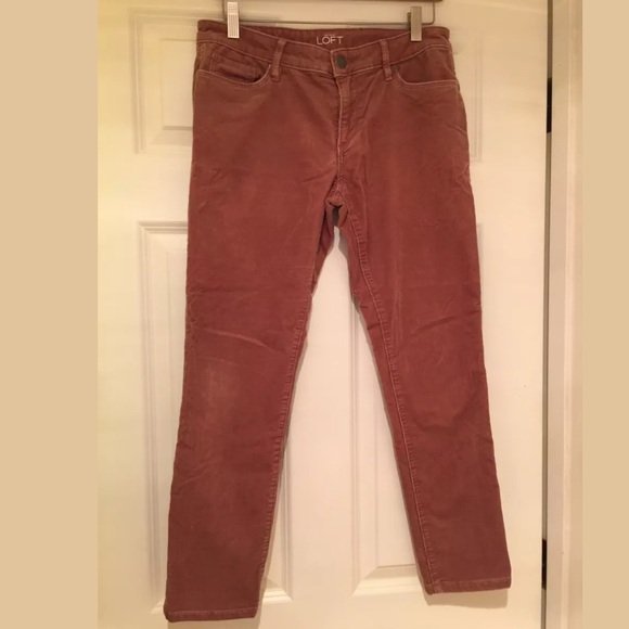 Ann Taylor Loft Relaxed skinny Corduroy Size 27/4p - Picture 1 of 4